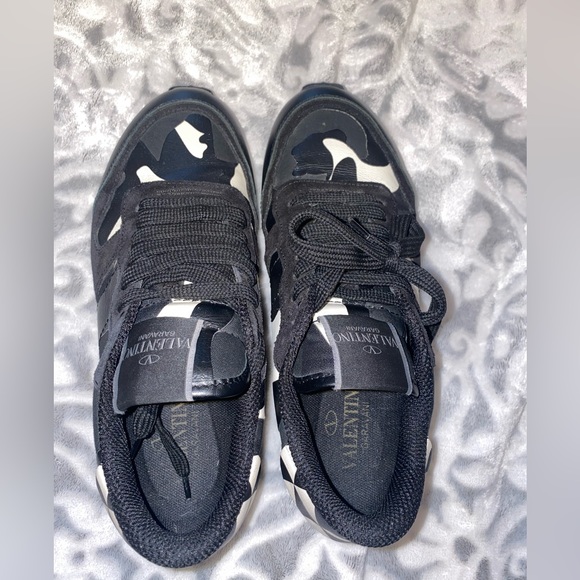 Valentino rockrunners camo sneakers size 37 GENTLY USED - Picture 8 of 11